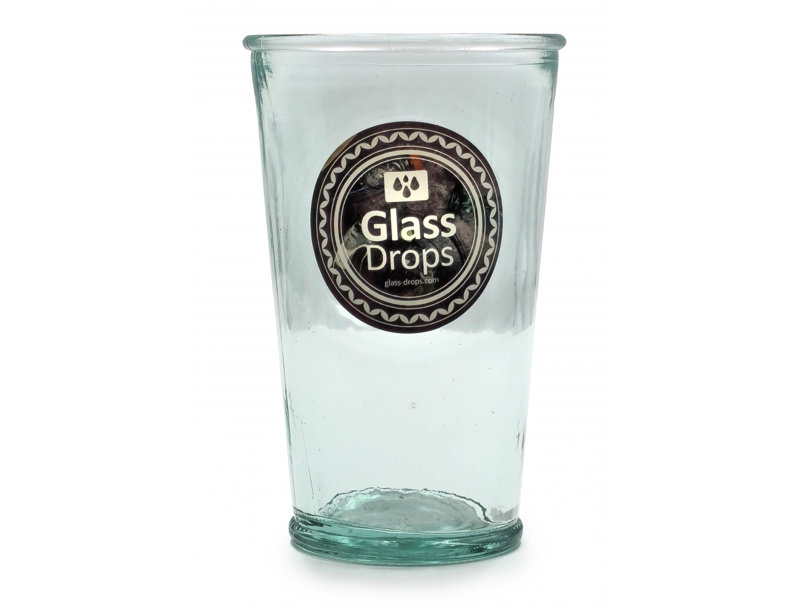Εικόνα Ποτήρι Glass Drops Αuthentic (2176) Από ανακυκλωμένο γυαλί, Χωρητικότητας 300ml, Διαστάσεων Ø 8 x Υ 13 cm