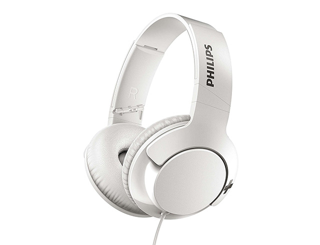 Εικόνα Ακουστικά Headset Philips SHL3175WT BASS+ with Mic, Remote Control for Hands-Free Calls, Sound Isolation, Flat Folding - 3.5mm - White