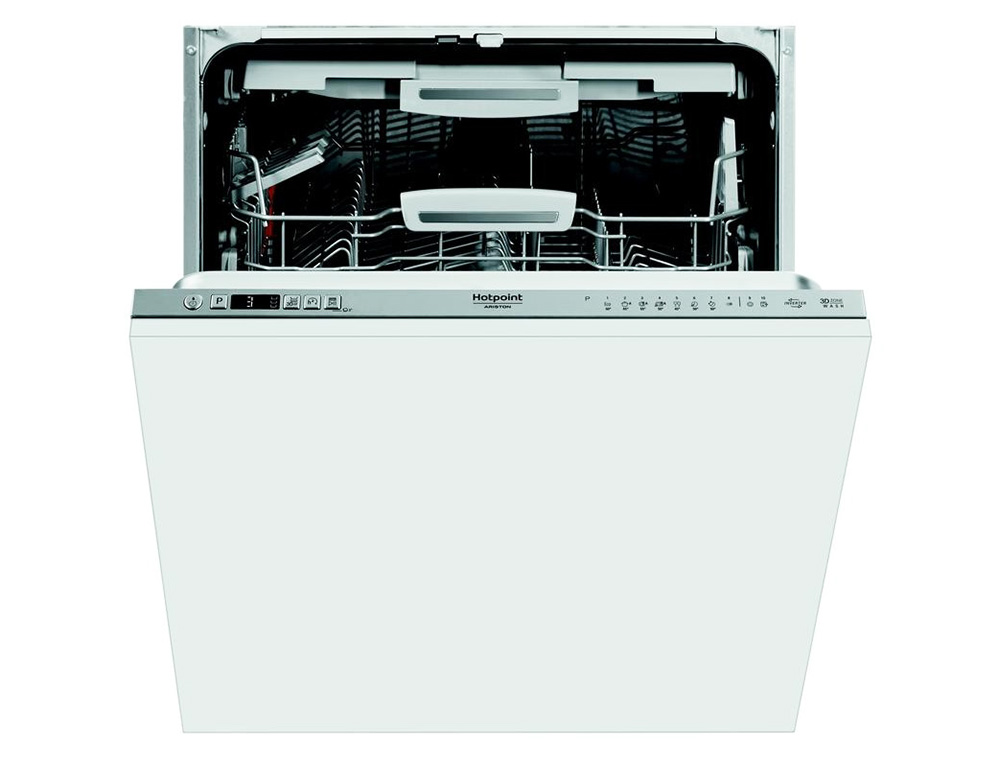 Εικόνα Εντοιχιζόμενο Πλυντήριο Πιάτων Hotpoint-Ariston HIC 3O33 WLEG με χωρητικότητα 14 σερβίτσια και ενεργειακή κλάση D