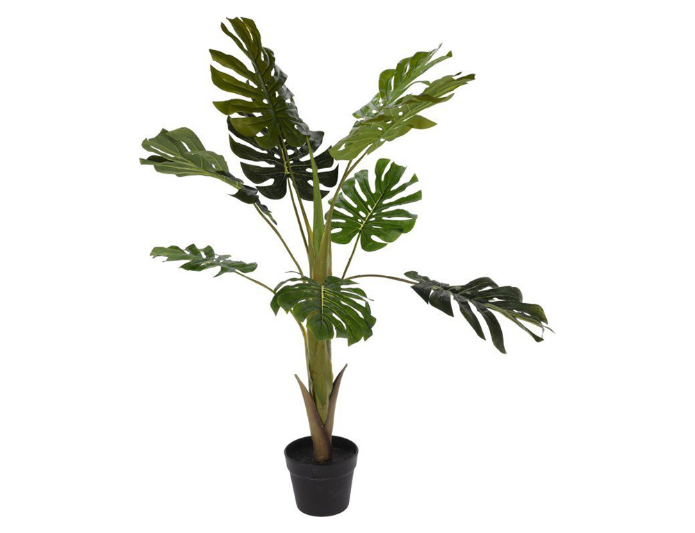 Εικόνα Tεχνητό φυτό σε γλάστρα (318001210) Mονστέρα - 110cm