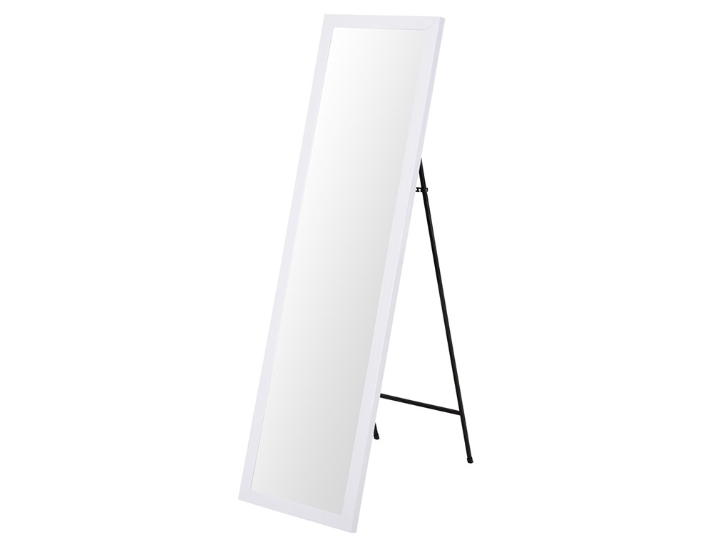 Εικόνα Διακοσμητικός καθρέφτης δαπέδου (837800050) ορθογώνιος, με διαστάσεις 36x126cm - Λευκό