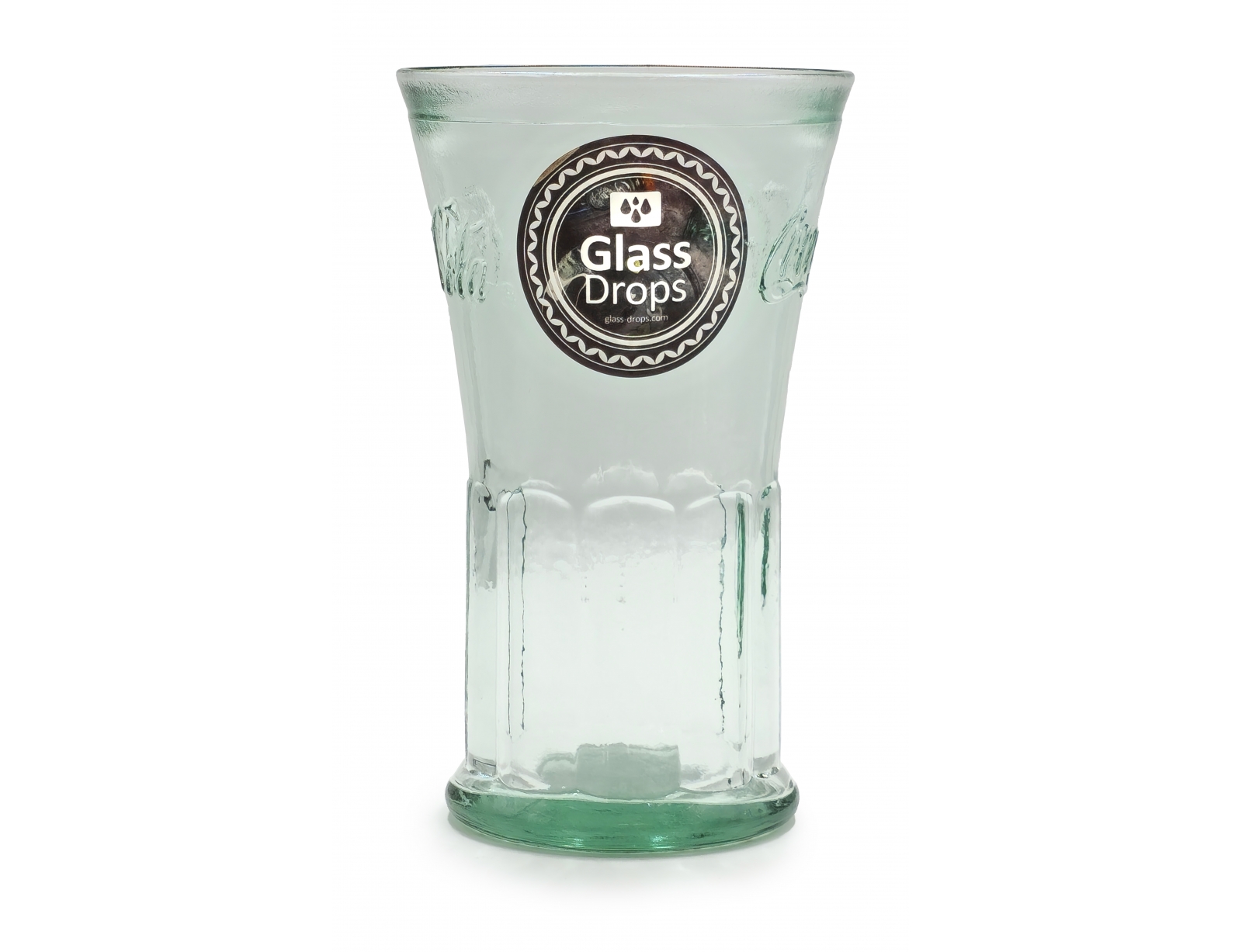 Εικόνα Ποτήρι Glass Drops Coca Cola (9002)  Aπό 100% ανακυκλωμένο γυαλί, Xωρητικότητας 450ml, Διαστάσεων Ø 10 x Υ 16 cm