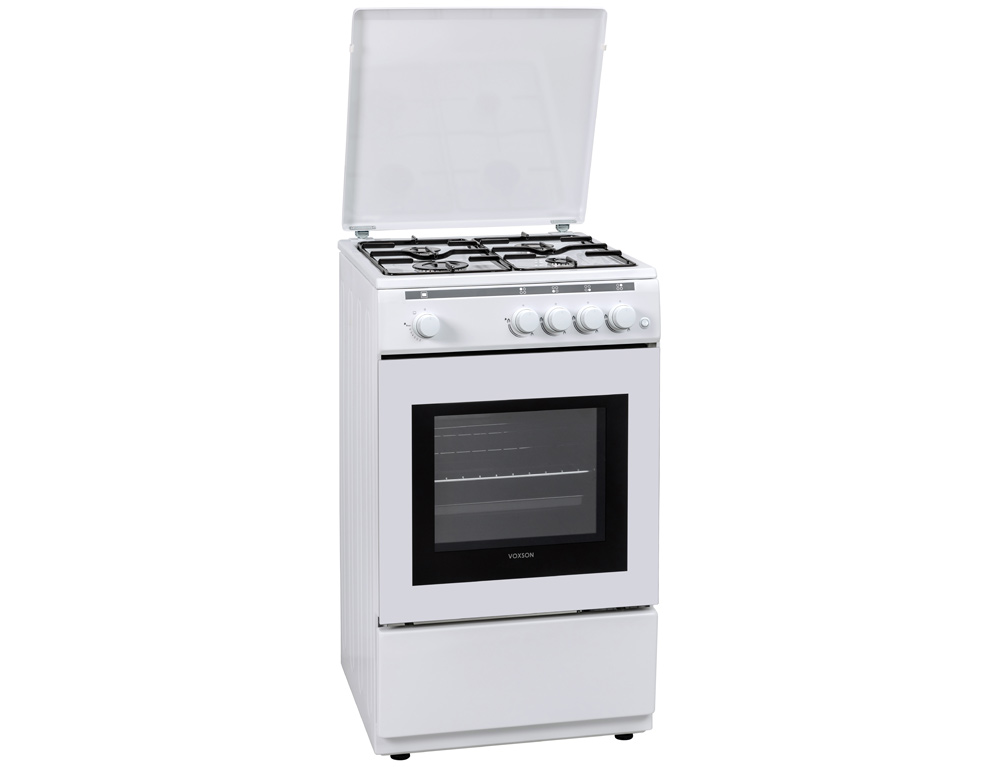 Εικόνα Κουζίνα Voxson VXC5050G με φούρνο και εστίες αερίου, χωρητικότητα φούρνου 56L και ενεργειακή κλάση Α