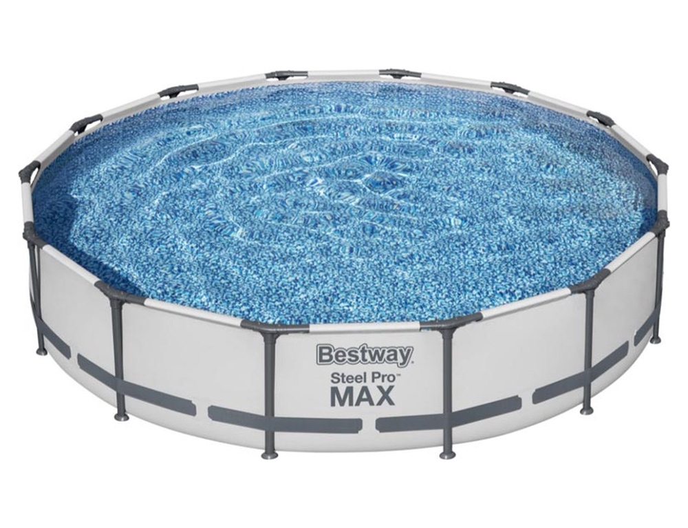 Εικόνα Πισίνα Bestway Steel Pro Max οικογενειακή, με μεταλλικό σκελετό, χωρητικότητας 13030lt, 427x84cm