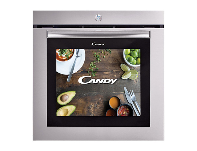 Εικόνα Εντοιχιζόμενος φούρνος Candy Watch & Touch με Wi-Fi, οθόνη αφής 19", κάμερα HD, χωρητικότητα 78L και ενεργειακή κλάση Α