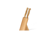 Εικόνα Σετ μαχαιριών Livoo (MEC133) με ξύλινη βάση - 6 τεμάχια - Wood /  Inox