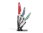 Εικόνα Σετ κεραμικά μαχαίρια Livoo MEC135 με βάση - 3 τεμάχια - Multicolor