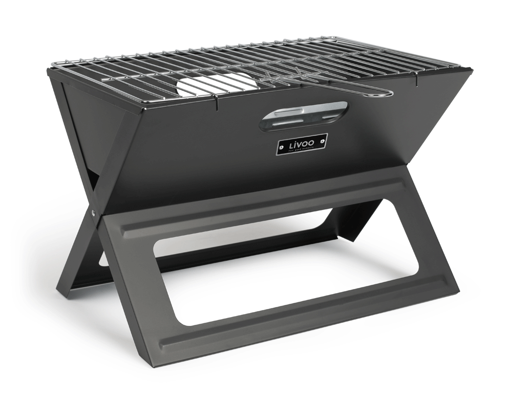Εικόνα Αναδιπλούμενη Ψησταριά BBQ κάρβουνου Livoo DOC268 με επιφάνεια ψησίματος 44.5 x 28.5 cm