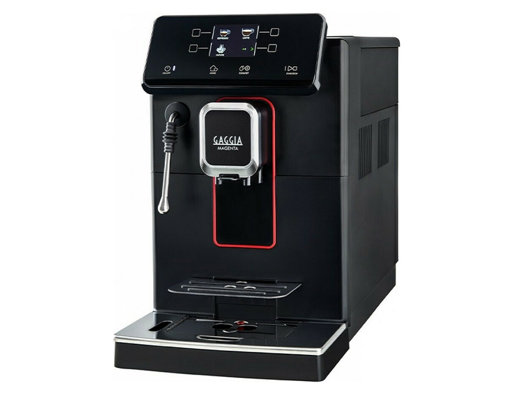 Εικόνα Αυτόματη Μηχανή Espresso Gaggia Magenta Plus (RI8700/01) με Μύλο Άλεσης, επαγγελματικό ακροφύσιο ατμού, ισχύ 1900W, χωρητικότητα δοχείου νερού 1.8L και πίεση 15 bar