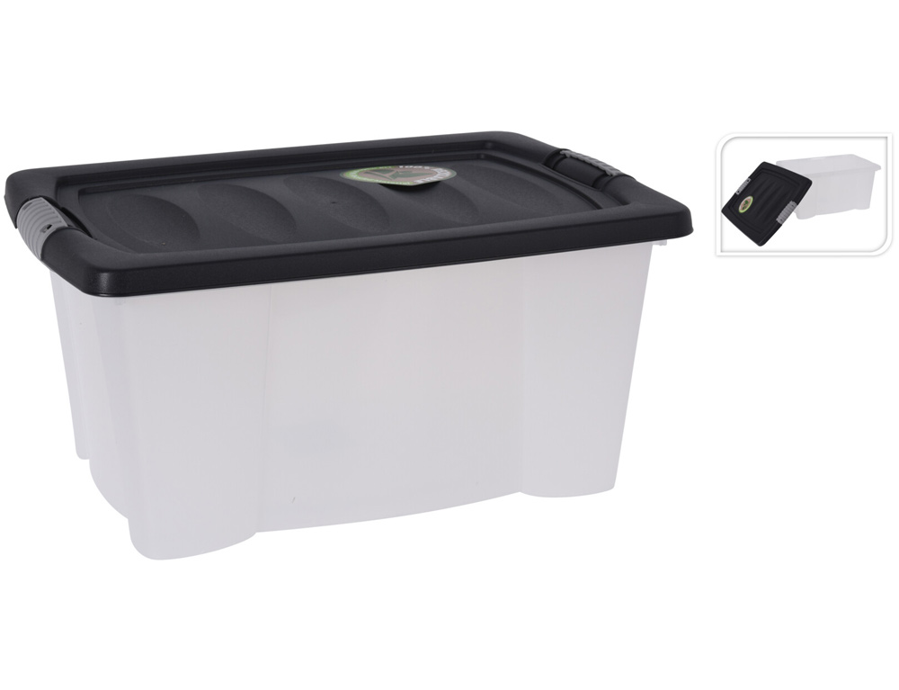 Εικόνα Κουτί αποθήκευσης πλαστικό με καπάκι (Y54500150)- 13L