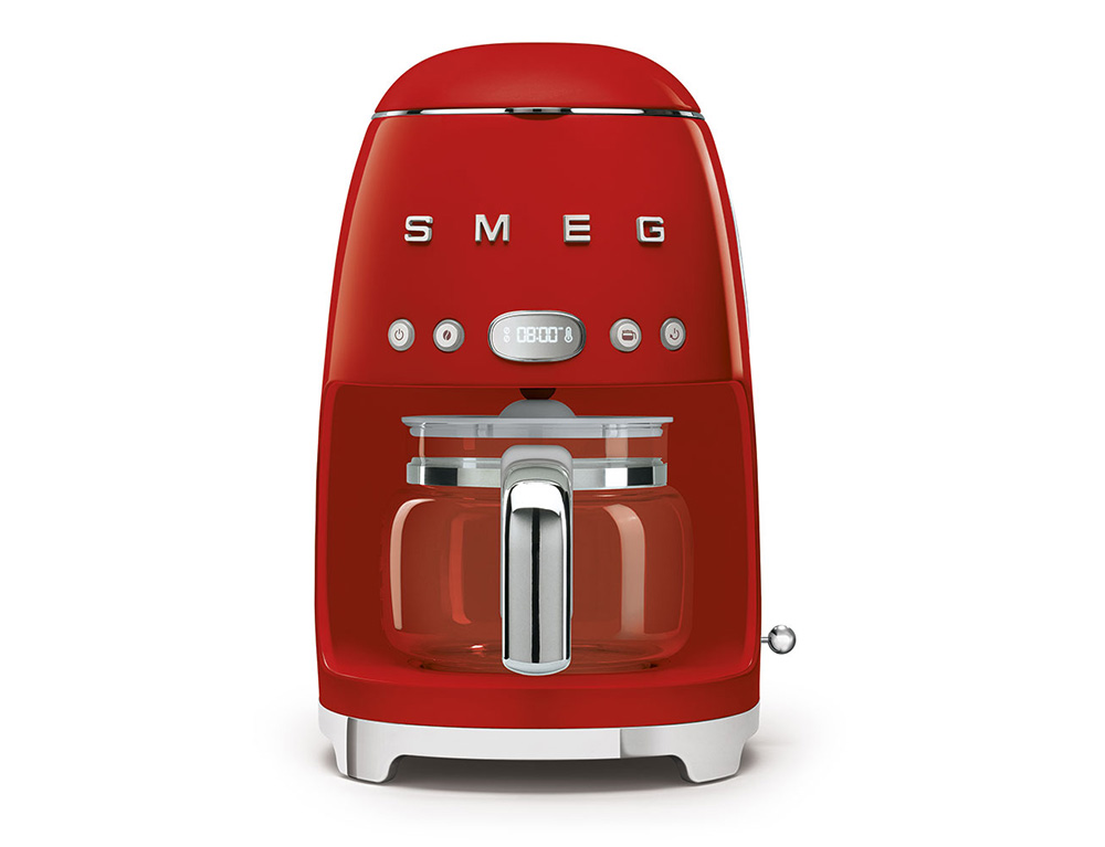 Εικόνα Καφετιέρα Φίλτρου Smeg DCF02 με ισχύ 1050W και χωρητικότητα 10 φλυτζάνια - Red