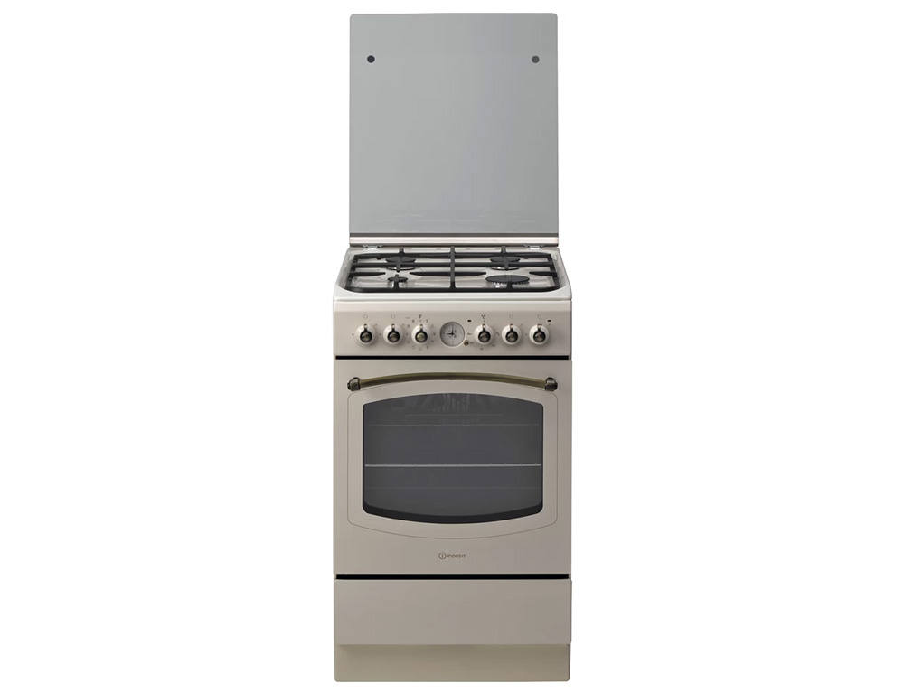 Εικόνα Κουζίνα Indesit IS5G8MHJ/E με ηλεκτρικό φούρνο, εστίες αερίου, χωρητικότητα φούρνου 57L, 11 λειτουργίες ψησίματος και ενεργειακή κλάση Α