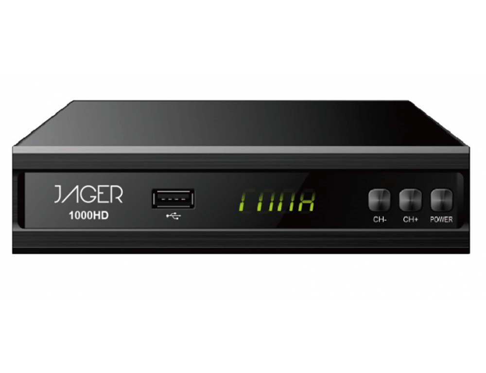 Εικόνα Επίγειος Ψηφιακός Δέκτης DVB-Τ2 JAGER-1000T2 - Mpeg-4 HD (720p) - SCART / HDMI / USB