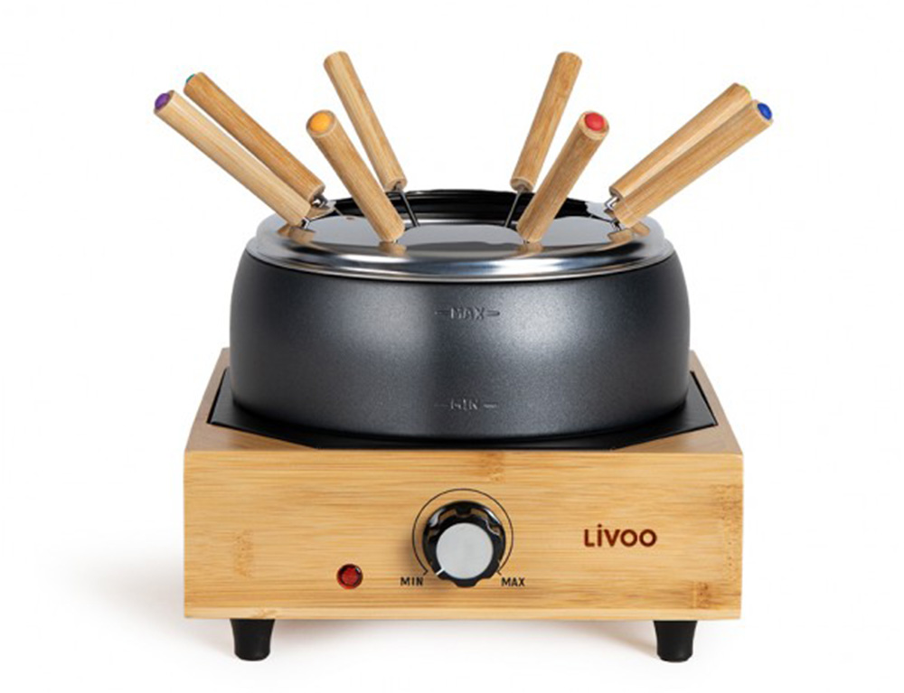 Εικόνα Ηλεκτρική κατσαρόλα για fondue Livoo DOC287 με ισχύ 800W, ιδανικό για 8 άτομα με χωρητικότητα 2lt