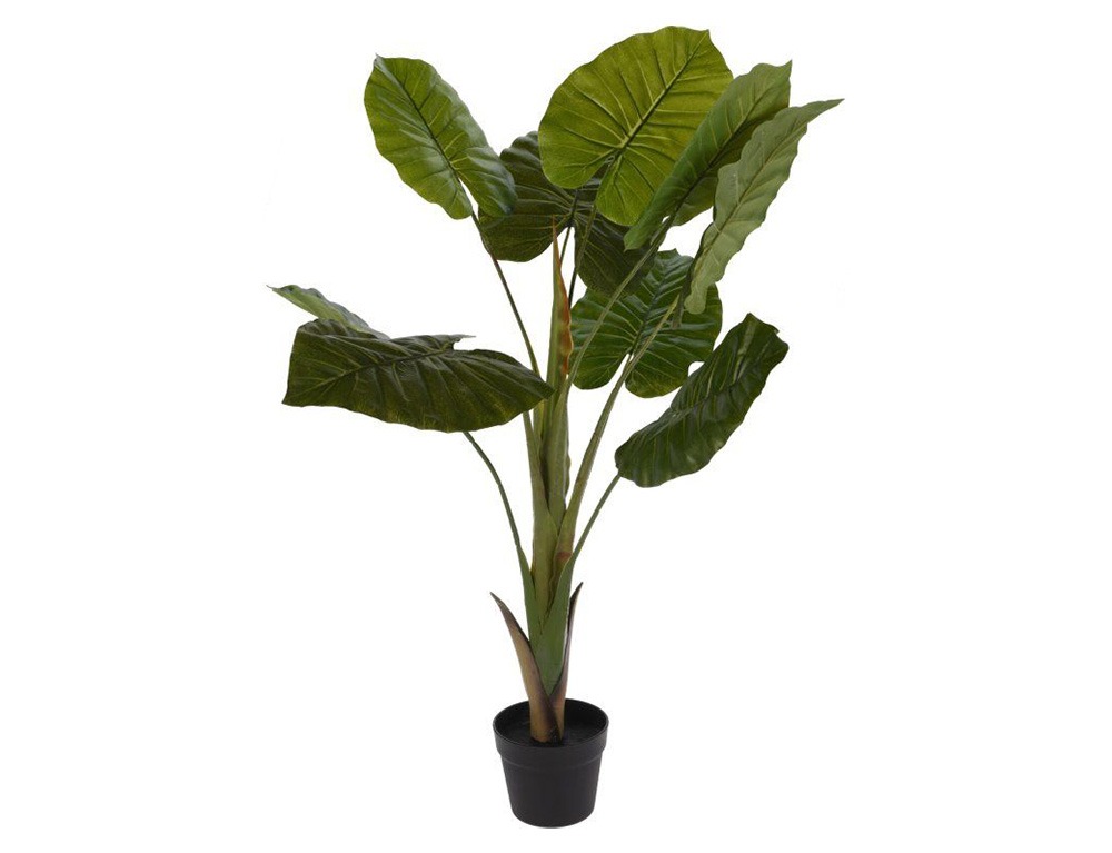 Εικόνα Tεχνητό φυτό σε γλάστρα (318001220) Πλατύφυλλο - 110cm