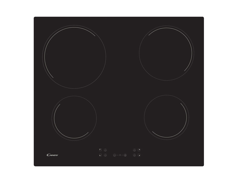 Εικόνα Αυτόνομη Κεραμική Εστία Candy CH64CCB/4U2 με Λειτουργία Κλειδώματος, ισχύ 2.300W και 4 ζώνες μαγειρέματος