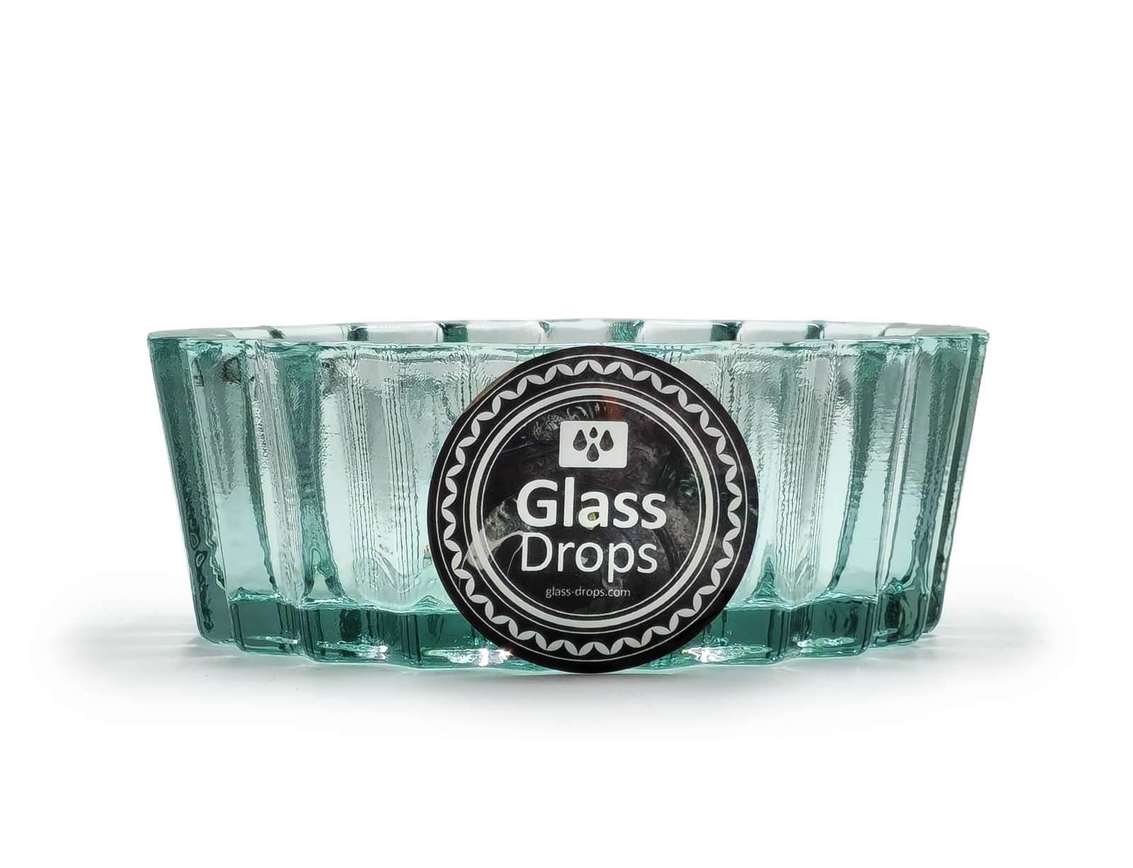 Εικόνα Γυάλινο Mπωλ Glass Drops Coca Cola (9013)  Aπό 100% ανακυκλωμένο γυαλί, Xωρητικότητας 350ml, Διαστάσεων Ø 14 x Υ 5 cm