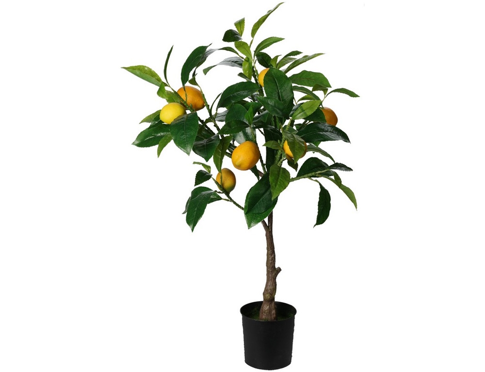 Εικόνα Τεχνητό φυτό σε γλάστρα (NB1720410) Λεμονιά - 70cm