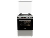 Εικόνα Κουζίνα Hyundai HCG19-65L631E/X Inox με πολυλειτουργικό φούρνο, μικτές εστίες, χωρητικότητα φούρνου 65 λίτρα, 9 λειτουργίες ψησίματος, οθόνη προγραμματισμού και ενεργειακή κλάση Α
