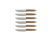 Εικόνα Σετ μαχαιριών Livoo (MEC130) με ξύλινη λαβή - 6 τεμάχια - Inox