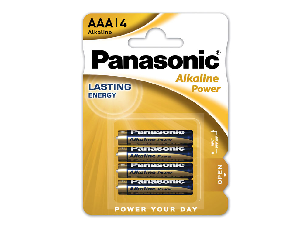 Εικόνα Αλκαλικές Μπαταρίες Panasonic LR03APB/4BP - AAA - 1.5V - 4 τεμάχια