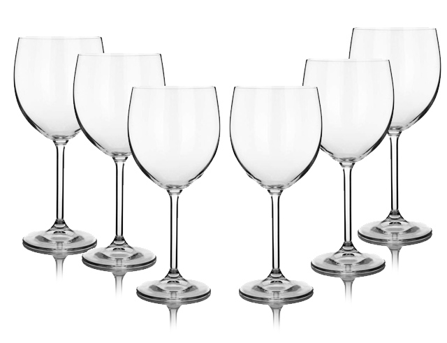 Εικόνα Σετ ποτήρια κρασιού Banquet Crystal by Bohemia - 240 ml - 6 τεμάχια