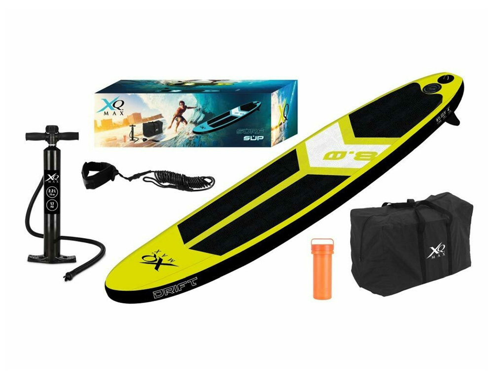 Εικόνα Σετ φουσκωτή σανίδα SUP XQMAX Surf (8DP000900) με αντλία και τσάντα μεταφοράς, 245x57x10cm