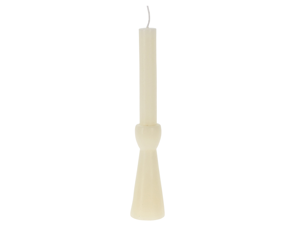 Εικόνα Αρωματικό κερί κορμός twisted Essentials by HOME & Styling (CC5070410) 5.2x5.2x25.5cm - Off White
