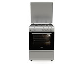 Εικόνα Κουζίνα Hyundai HCG19-72L604G/X με φούρνο και εστίες αερίου, χωρητικότητα φούρνου 72L, 5 λειτουργίες ψησίματος και ενεργειακή κλάση Α