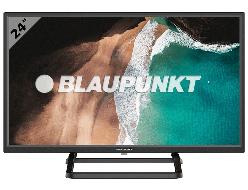 Εικόνα Τηλεόραση 24" Blaupunkt BN24H1132EEB - Ανάλυση HD (1366 x 768) - Δέκτες DVB-T, T2, C, S2 - HDMI, USB - Black