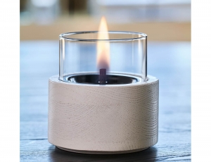 Επιτραπέζια Εστία Φωτιάς Lotus 12 Tenderflame με διάρκεια καύσης 9 - 10 ώρες, χωρητικότητα δεξαμενής 300ml και διαστάσεις 12x12.5cm - White