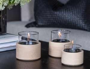 Επιτραπέζια Εστία Φωτιάς Lotus 10 Tenderflame με διάρκεια καύσης 4 - 5 ώρες, χωρητικότητα δεξαμενής 150ml και διαστάσεις 10x8.5cm - Natural 