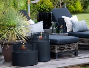 Επιδαπέδια Εστία Φωτιάς Mossel Bay Tenderflame με διάρκεια καύσης 4 - 5 ώρες, χωρητικότητα δεξαμενής 500ml και διαστάσεις 40x56cm - Black  