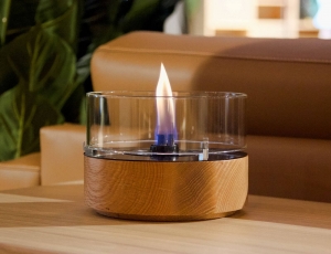 Επιτραπέζια Εστία Φωτιάς Café 18 Tenderflame με διάρκεια καύσης 4 - 5 ώρες, χωρητικότητα δεξαμενής 250ml και διαστάσεις 18x13.7cm - Natural