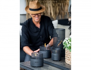 Επιτραπέζια Εστία Φωτιάς Camps Bay Tenderflame με διάρκεια καύσης 3 - 4 ώρες, χωρητικότητα δεξαμενής 250ml και διαστάσεις 18x36cm - Black  