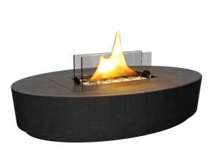 Επιτραπέζια Εστία Φωτιάς Carnation Tenderflame με διάρκεια καύσης 4 - 5 ώρες, χωρητικότητα δεξαμενής 500ml και διαστάσεις 32x22x7cm - Black 