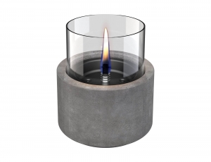 Επιτραπέζια Εστία Φωτιάς Lotus 12 Tenderflame με διάρκεια καύσης 9 - 10 ώρες, χωρητικότητα δεξαμενής 300ml και διαστάσεις 13x17.5cm - Concrete