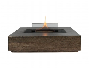 Επιτραπέζια Εστία Φωτιάς Holly Tenderflame με διάρκεια καύσης 4 - 5 ώρες, χωρητικότητα δεξαμενής 500ml και διαστάσεις 30x30x11cm - Black