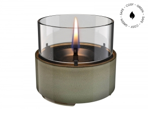 Επιτραπέζια Εστία Φωτιάς Café 14 Reactive Glaze Tenderflame με διάρκεια καύσης 4 - 5 ώρες, χωρητικότητα δεξαμενής 250ml και διαστάσεις 14.2x13.5cm - Green 