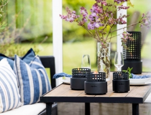 Επιτραπέζια Εστία Φωτιάς Paarl Tenderflame με διάρκεια καύσης 3 - 4 ώρες, χωρητικότητα δεξαμενής 250ml και διαστάσεις 16x15cm - Black  