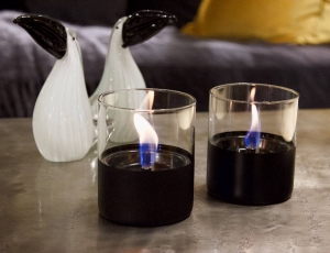 Επιτραπέζια Εστία Φωτιάς Lilly 10 Tenderflame με διάρκεια καύσης 9 - 10 ώρες, χωρητικότητα δεξαμενής 300ml και διαστάσεις 10x11.5cm - Black