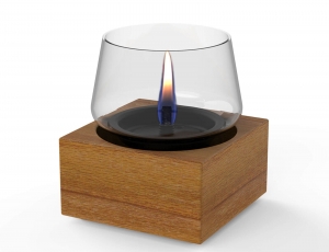 Επιτραπέζια Εστία Φωτιάς Poppy 14 Tenderflame με διάρκεια καύσης 9 - 10 ώρες, χωρητικότητα δεξαμενής 300ml και διαστάσεις 14x14x14.3cm - Natural