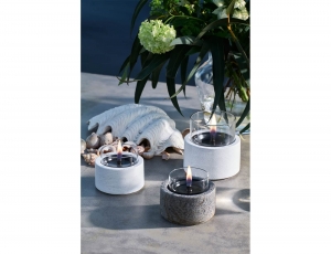 Επιτραπέζια Εστία Φωτιάς Lotus 10 Tenderflame με διάρκεια καύσης 4 - 5 ώρες, χωρητικότητα δεξαμενής 150ml και διαστάσεις 10x8.5cm - White 