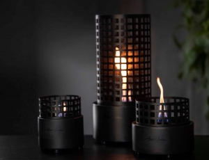 Επιτραπέζια Εστία Φωτιάς Paarl Tenderflame με διάρκεια καύσης 3 - 4 ώρες, χωρητικότητα δεξαμενής 250ml και διαστάσεις 16x15cm - Black  