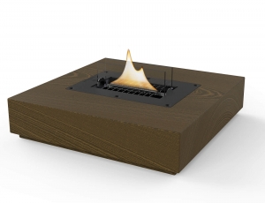 Επιτραπέζια Εστία Φωτιάς Holly Tenderflame με διάρκεια καύσης 4 - 5 ώρες, χωρητικότητα δεξαμενής 500ml και διαστάσεις 30x30x11cm - Black