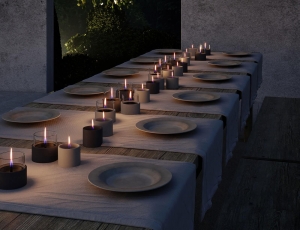 Επιτραπέζια Εστία Φωτιάς Breeze 10 Tenderflame με διάρκεια καύσης 4 - 5 ώρες, χωρητικότητα δεξαμενής 200ml και διαστάσεις 10x8.5cm - Grey 