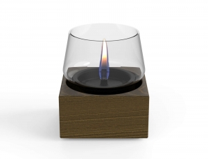 Επιτραπέζια Εστία Φωτιάς Poppy 14 Tenderflame με διάρκεια καύσης 9 - 10 ώρες, χωρητικότητα δεξαμενής 300ml και διαστάσεις 14x14x14.3cm - Black