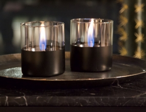 Επιτραπέζια Εστία Φωτιάς Lilly 10 Tenderflame με διάρκεια καύσης 9 - 10 ώρες, χωρητικότητα δεξαμενής 300ml και διαστάσεις 10x11.5cm - Black