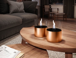 Επιτραπέζια Εστία Φωτιάς Lilly 10 Tenderflame με διάρκεια καύσης 9 - 10 ώρες, χωρητικότητα δεξαμενής 300ml και διαστάσεις 10x11.5cm - Copper