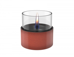 Επιτραπέζια Εστία Φωτιάς Aster 10 Reactive Glaze Tenderflame με διάρκεια καύσης 4 - 5 ώρες, χωρητικότητα δεξαμενής 200ml και διαστάσεις 9.8x9.7cm - Amber 